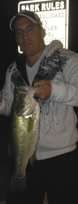 Night Fishing near Voorhees Township