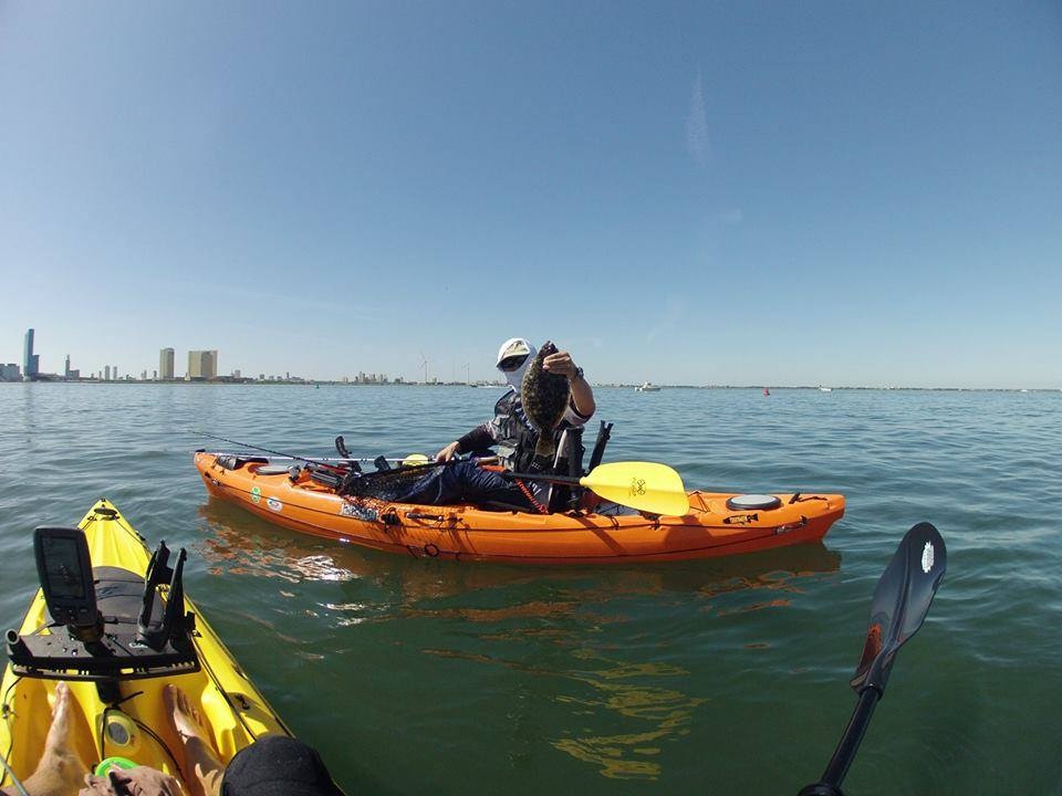 Kayak Fishing for Fluke near Unincorporated Water Area