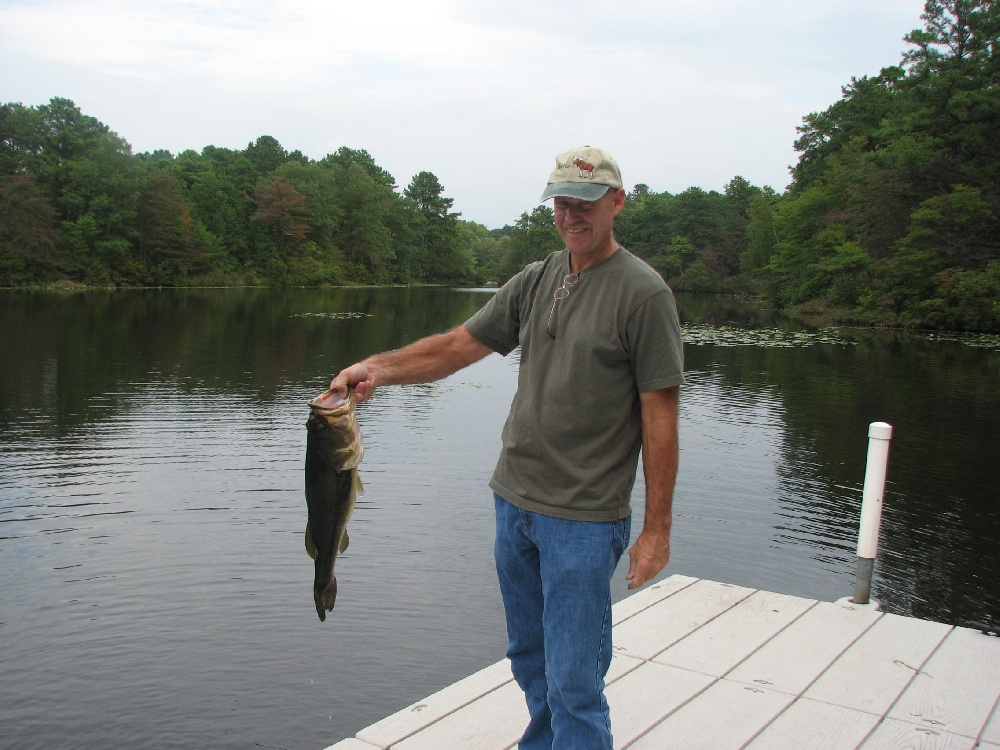 This should have been my bass, not the husband's! near Pine Valley