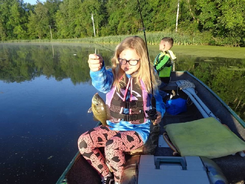 fishin with the kids