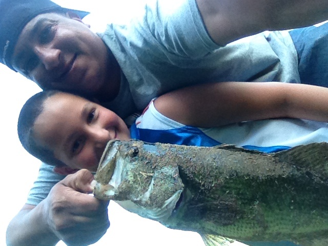 my son got a 3lb bass