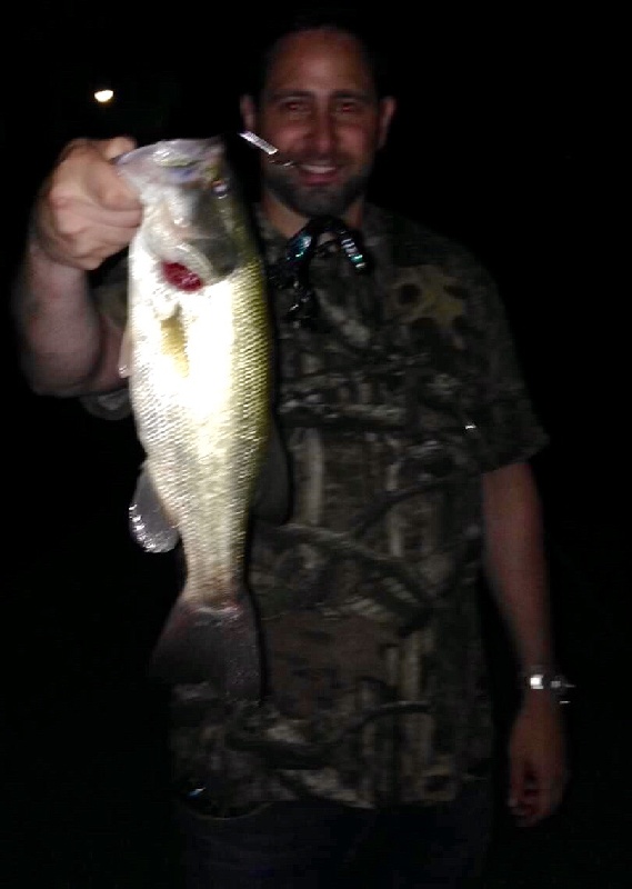 Love how flash caught bass' gills